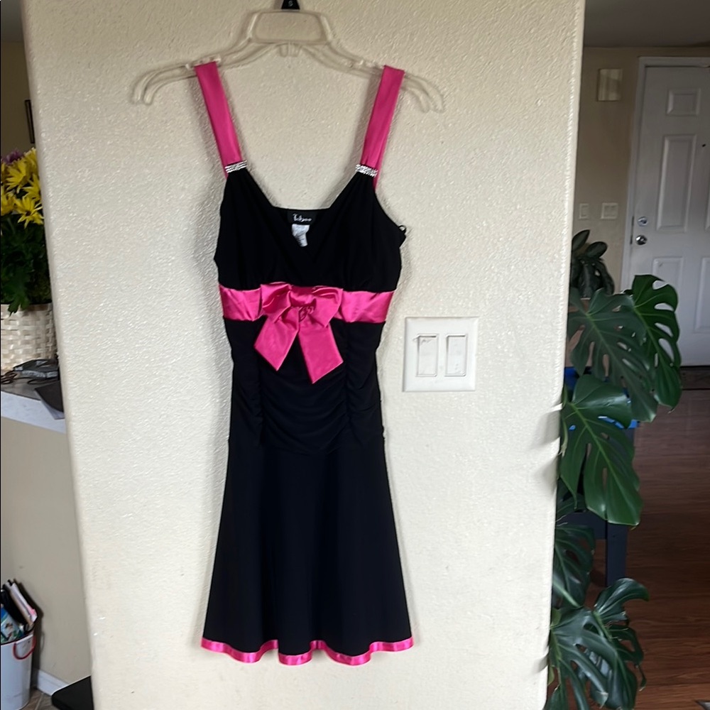 Taboo Black and Pink Dress